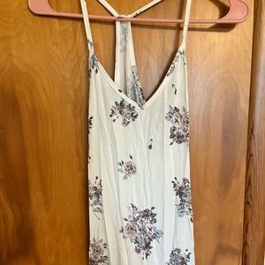 Simple floral tank top